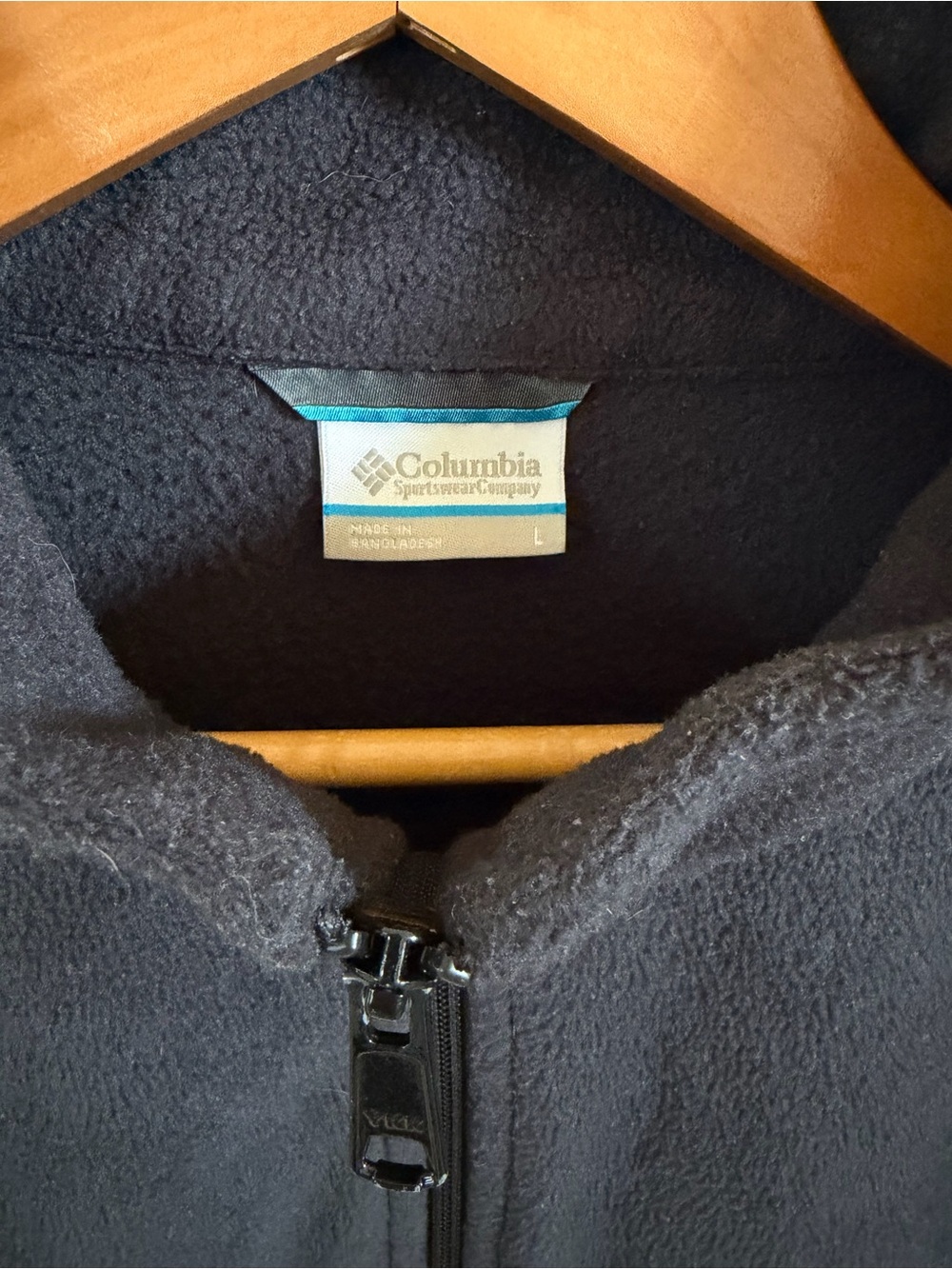 Columbia Black Full-Zip Fleece Jacket - Picture 4 of 6